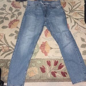 Old Navy Men's Light Blue Straight Jeans